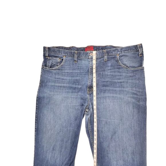 The Foundary Jeans 48x29 Classic Wash Denim Relaxed Fit Roomy Straight Leg Pants - Picture 4 of 11